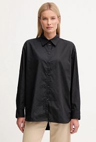 Koszula Calvin Klein Jeans  czarna damska LV044D167G