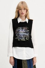 Koszula z długim rękawem Desigual  biała 25WWCW01