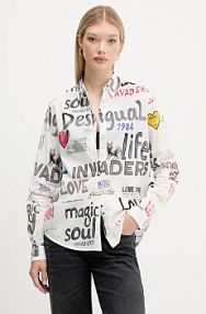 Koszula z długim rękawem Desigual  szara 25WWCW10