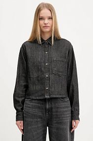 Koszula Guess Jeans  czarna damska W5BH0D.D6161