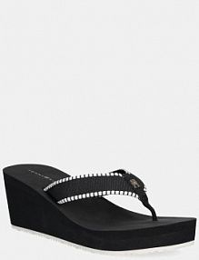 Japonki Tommy Hilfiger  czarne damskie FW0FW08738