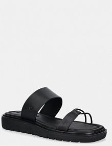 Klapki Calvin Klein Jeans  czarne damskie YW0YW01864