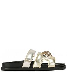 Klapki Kurt Geiger London  złote damskie 4732666109.GO