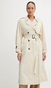 Płaszcz Tommy Hilfiger  beżowy damski WW0WW45632