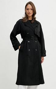 Płaszcz Tommy Hilfiger  czarny damski WW0WW45632