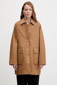 Kurtka przejściowa Tommy Hilfiger  brązowa damska WW0WW46448