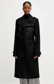 Płaszcz Iceberg  czarny damski N041.3052