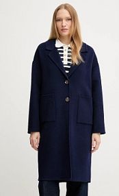 Płaszcz United Colors of Benetton  granatowy damski 28F7DN082