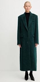 Płaszcz PATRIZIA PEPE  zielony damski 2O0210.A654