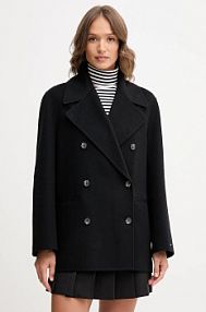 Płaszcz Tommy Hilfiger  czarny damski WW0WW47479