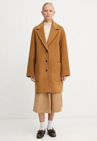 Płaszcz Max&Co.  brązowy damski 2526016023200