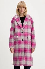 Płaszcz Desigual  różowy damski 25WWEW15