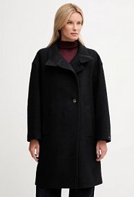 Płaszcz Tommy Hilfiger  czarny damski WW0WW47372