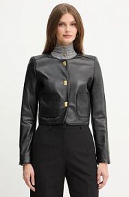 Kurtka przejściowa Elisabetta Franchi  czarna damska GD52Z56E2