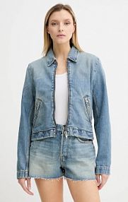 Kurtka jeansowe Won Hundred  niebieska damska 3754.15028