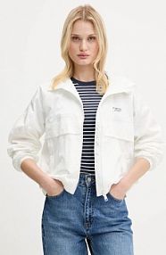 Kurtka przejściowa Tommy Jeans  biała damska DW0DW20952