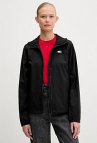 Kurtka przejściowa Tommy Jeans  czarna damska DW0DW21188