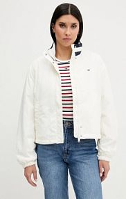 Kurtka przejściowa Tommy Jeans  beżowa damska DW0DW21436