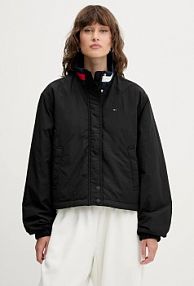 Kurtka przejściowa Tommy Jeans  czarna damska DW0DW21436