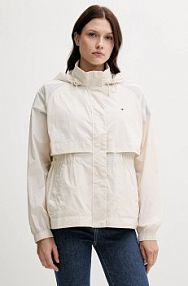 Kurtka przejściowa Tommy Hilfiger  beżowa damska WW0WW46444