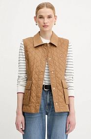 Kamizelka Tommy Hilfiger  brązowa damska WW0WW45638