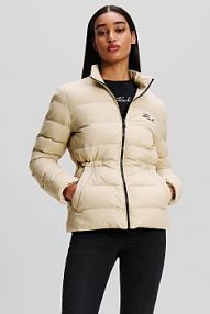 Kurtka Karl Lagerfeld  beżowa damska A1W15049