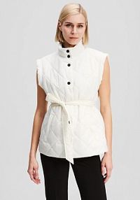 Kamizelka Karl Lagerfeld  biała damska A3W15045