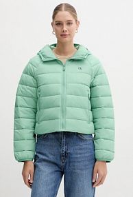 Kurtka przejściowa Calvin Klein Jeans  zielona damska LV047C510G