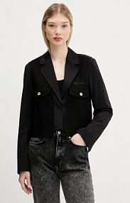 Kurtka przejściowa Karl Lagerfeld Jeans  czarna damska A3W14019