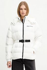 Kurtka puchowa Karl Lagerfeld Jeans  biała damska A3W15023
