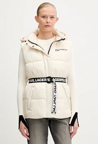 Kamizelka Karl Lagerfeld Jeans  beżowa damska A3W15025