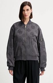 Kurtka puchowa Guess  fioletowa damska W5YL08.WHDK2