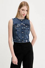 Kamizelka Guess Originals  niebieska damska W5YN71.D4H1D