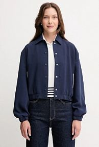 Kurtka przejściowa United Colors of Benetton  granatowa damska 20A6DN085