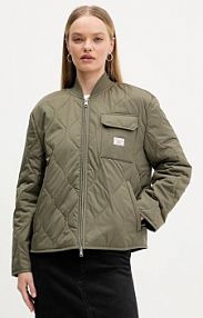 Kurtka przejściowa Guess Jeans  zielona damska W5YL26.WHG02