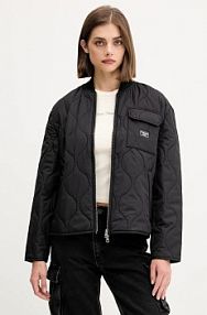 Kurtka przejściowa Guess Jeans  czarna damska W5YL26.WHG02