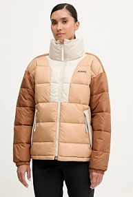 Kurtka puchowa Columbia  brązowa damska 2133594