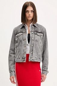 Kurtka jeansowe Tommy Jeans  szara damska DW0DW21555