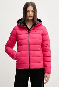 Kurtka puchowa Tommy Jeans  różowa damska DW0DW21617