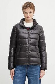 Kurtka puchowa Tommy Jeans  czarna damska DW0DW21618