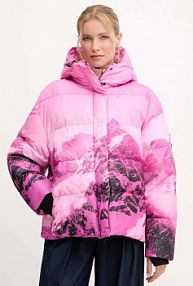 Kurtka puchowa PATRIZIA PEPE  różowa damska 2O0206.A667