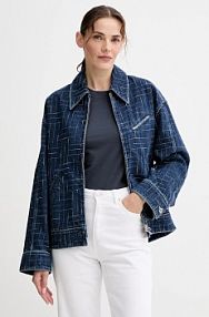 Kurtka jeansowe Kenzo  niebieska damska FF62DV2566V3