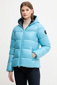 Kurtka puchowa Save The Duck  niebieska damska D38090W.LOVE2