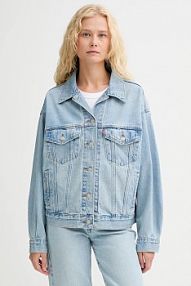 Kurtka jeansowe Levi's  niebieska damska A1743.0140
