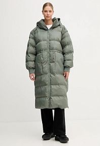 Kurtka puchowa adidas by stella mccartney  zielona damska KA7427