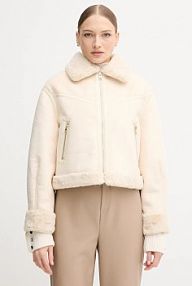 Kurtka puchowa Gaudi  beżowa damska 521BD39002