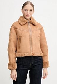 Kurtka puchowa Gaudi  brązowa damska 521BD39002