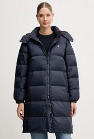 Kurtka puchowa Calvin Klein Jeans  granatowa damska LV047D502G