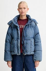 Kurtka puchowa Levi's  niebieska damska 003MD