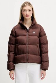 Kurtka puchowa adidas Originals  brązowa damska JX2948
